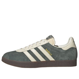 Кроссовки gazelle 'dark green grey' Adidas, зеленый jh6379 | dark green/grey