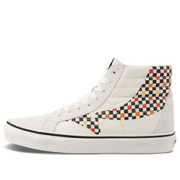 Кроссовки sk8-hi reissue checkerboard multi-color Vans, белый vn0a4u3d2uy | white/multi-color