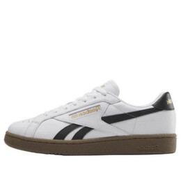 Кроссовки club c grounds uk 'white black gum' Reebok, белый 100202325 | white/black/brown
