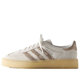 Кроссовки x kith ronnie fieg x clarks 8th street gazelle indoor 'snakeskin' Adidas, белый js1754 | crystal white/brown