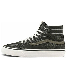 Кроссовки sk8-hi 38 decon sf 'eco theory - black palm' Vans, черный vn0a4uwnb73 | black/dark green