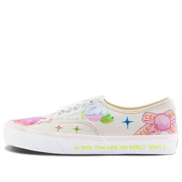 Кроссовки x nuttsh authentic otw 'white multi-color' Vans, белый vn0a5ks9cct | white/pink