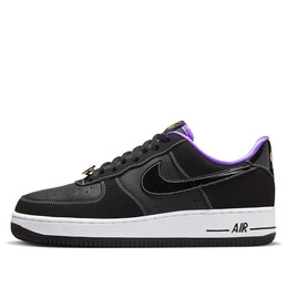 Кроссовки air force 1 low '07 lv8 emb 'world champ - lakers' Nike, черный dr9866-001 | black/white/purple