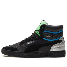 Кроссовки ralph sampson mid 'royal - black elektro green' Puma, черный 374150-02 | black