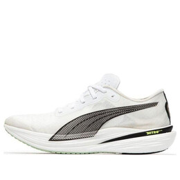 Кроссовки deviate nitro elite 2 run 75 'white' Puma, черный 377788-02 | black/white/lime