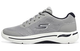 Go Walk Arch Fit Кроссовки для жизни Мужские низкие серые/белые Skechers 216262-gynv