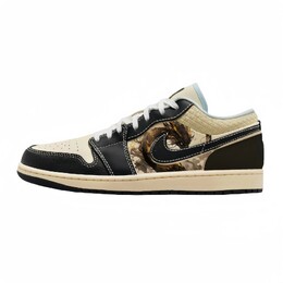Баскетбольные кроссовки Air 1 Vintage Men Low-Touch Black Brown Jordan hq3437-101(team352-曜黑龙息) | black brown