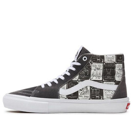 Кроссовки daniel johnston x skate sk8-hi 'hi, how are you project' Vans, черный vn0a5fccao7 | black/white/grey