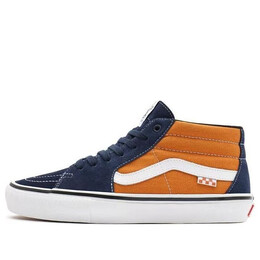 Кроссовки skate grosso mid 'navy orange' Vans, синий vn0a5fcgyg9 | blue/orange