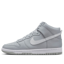 Кроссовки dunk high 'wolf grey' Nike, серый dv0828-001 | wolf grey/white
