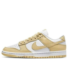 Кроссовки dunk low 'team gold' Nike, белый dv0833-100 | white/team gold-white-white