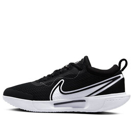 Кроссовки court zoom pro hc 'black and white' Nike, черный dv3278-001 | black/white