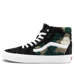 Кроссовки sk8-hi 'camo sherpa' Vans, черный vn0a5jmja58 | black/green/white