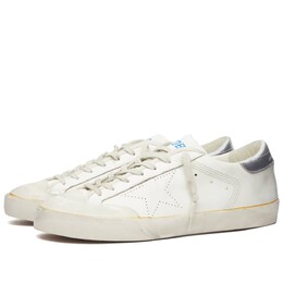 Кожаные кроссовки Golden Goose Super Star, мультиколор 3794878 | white, ivory & silver
