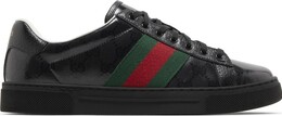 Кроссовки Gucci Ace 'GG Crystal Canvas - Black', черный 760775 facrf 1163 | black