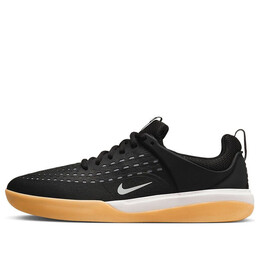 Кроссовки zoom nyjah 3 sb 'black white gum' Nike, черный dv7896-001 | black/black/white/white
