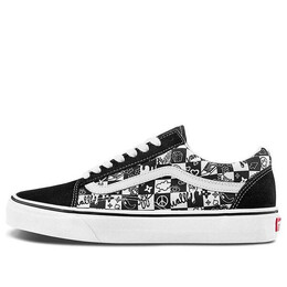 Кроссовки old skool shoes black/white Vans, черный vn0a7q2j6u6 | blackwhite