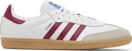 Adidas Кроссовки Samba OG 'White Burgundy Gum', белый if3813 | white