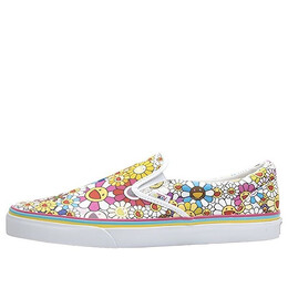 Кроссовки takashi murakami classic slip-on lx 'silver flower' Vans, белый vn-0zsigqc | multi-color/multi-color