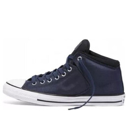 Кроссовки chuck taylor all star high top street 'midnight navy' Converse, синий 157449c | navy/white/black