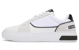 Кроссовки Emporio Armani Skateboarding Shoes Men Low-top White Gray, белый/черный x8x144xk335d611 | white/black