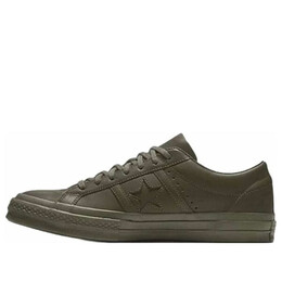 Кроссовки engineered garments x one star 'olive' Converse, черный 160281c | black /black