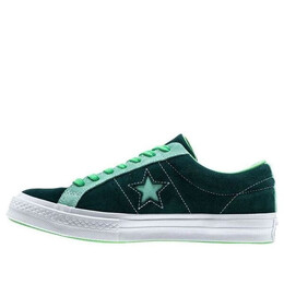 Кроссовки one star ox 'carnival' Converse, зеленый 161614c | green/white