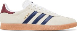 Adidas Кроссовки Gazelle Indoor 'Off White Dark Blue Gum', кремовый ie0546 | cream