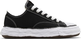 Кроссовки Maison Mihara Yasuhiro Peterson 23 OG Sole Canvas Low 'Black White', черный a11fw702 blkwht | black