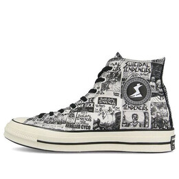 Кроссовки suicidal tendencies x chuck 70 hi 'white black' Converse, черный 162880c | black/white