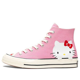 Кроссовки hello kitty x chuck 70 canvas hi top 'prism pink' Converse, розовый 162936c | pink/blue