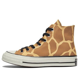 Кроссовки chuck 70 high 'giraffe print' Converse, коричневый 163410c | dark brown/light yellow