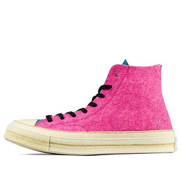 Кроссовки j.w. anderson x chuck 70 hi top 'felt' Converse, розовый 162843c | pink/blue/green/white