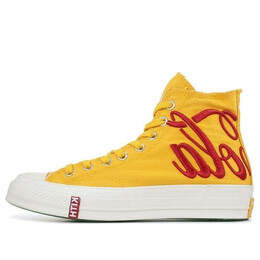Кроссовки kith x coca-cola x chuck 70 hi 'china' Converse, желтый 162985c | yellow