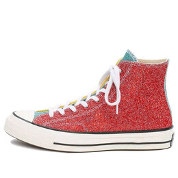 Кроссовки jw anderson x chuck 70 hi 'glitter pack - cherry sulphur' Converse, красный 164694c | red/yellow/blue
