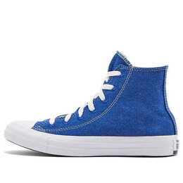 Кроссовки renew cotton chuck taylor all star high 'rush blue' Converse, синий 166741c | blue