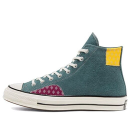 Кроссовки chuck 70 high 'faded spruce' Converse, желтый 166853c | yellow/green