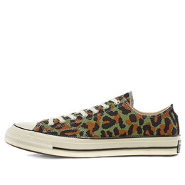 Кроссовки wacko maria x invincible x chuck 70 low 'animal print' Converse, зеленый 167498c | green