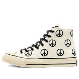 Кроссовки chuck 70 high 'unleash peace - egret black' Converse, черный 167912c | black and white