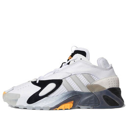 Кроссовки streetball 'white flash orange' Adidas, мультиколор ee4960 | ftwwht/cblack/flaora