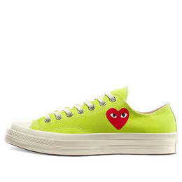Кроссовки x comme des garcons play chuck 70 low 'bright green' Converse, зеленый 168302c | green