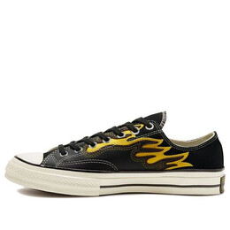 Кроссовки chuck 70 low 'archive flame overlay' Converse, черный 168701c | fiery black