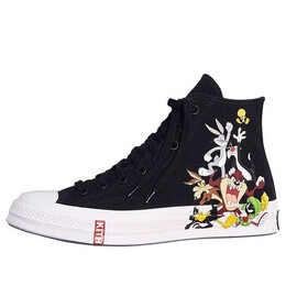 Кроссовки kith x looney tunes x chuck taylor all star 1970 high 'black' Converse, черный 169083c | black