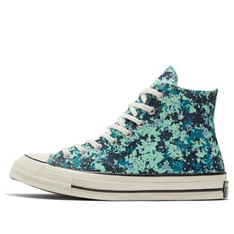 Кроссовки chuck 70 high 'digi camo - green glow' Converse, зеленый 170381c | green/blue