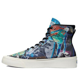 Кроссовки skid grip high 'beat the world' Converse, мультиколор 170681c | multi-color