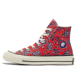 Кроссовки chuck 70 high 'paisley - habanero red' Converse, красный 171072c | red