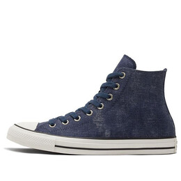 Кроссовки chuck taylor all star high 'washed canvas - midnight navy' Converse, синий 171060c | dark blue/white