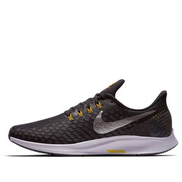 Кроссовки air zoom pegasus 35 'black metallic pewter' Nike, черный 942851-013 | black/metallic pewter/gridiron/peat moss
