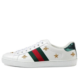 Кроссовки ace embroidered 'bees and stars' Gucci, белый 386750-02jq0-9073 | white
