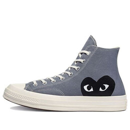 Кроссовки x comme des garcons play chuck 70 high 'steel grey' Converse, серый 171847c | grey/black